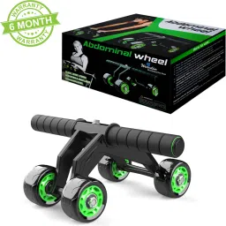 Professional Abs Workout 4 Wheel Ab Roller Perfect Home Gym Equipment Ab Exerciser-27