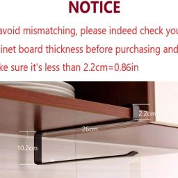 Dime Store Iron Paper Holder Towel Holder Underneath Cabinet Rack Holder Iron Toilet Paper Holder-image-11