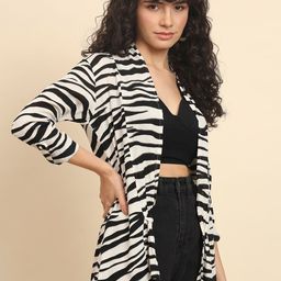 Trend Arrest Cotton Printed Open Front Shrug image 2