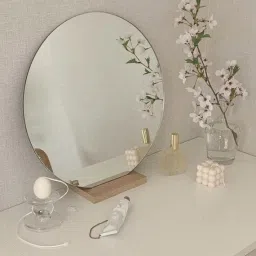 Beautiful frameless table mirror Bathroom Mirror-image-73