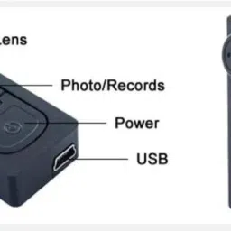 SKY HUB spy button cameraSpy Button Camera 720pHD Resolution Video and Audio Recorder Spy Camera image 3