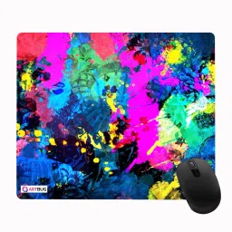 ARTBUG Designer Printed Non-Slip Soft Mouse Pad for Optical/Laser Mouse (22.5cm x 19cm)- 260 Non Slip Base Mousepad-picture-0
