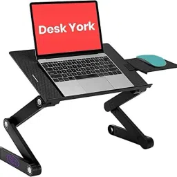 antalya SR-100 Aluminium Floor and Desk Stand Rotatable Laptop Stand with Adjustable Height Compatible with 40 - 44cm Laptops-13
