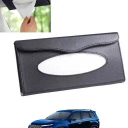 Universal Leatherite Rectangle Black Tissue Box For Car/office/Home-232 Vehicle Tissue Dispenser-image-79