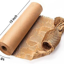 malani stores Honeycomb Packing Brown Paper Wrap Roll 15 inch X 10 meter 90 gsm Paper Roll-picture-1