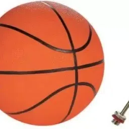 Basketball with 1 Needle High Quality Orange Color Basketball - Size: 7-picture-17