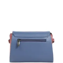 Exotic Colourblocked Structured Sling Bag image 3