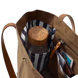 DailyObjects Structured Oversized Cotton Tote Bag image 3