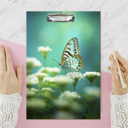 Butter Fly Digital reprint examination pad school collage Size 14x10 inch-image-27