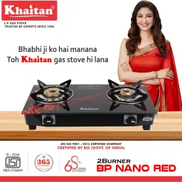 2B BP-Nano Red Digital Glass Manual Gas Stove-9
