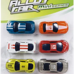 Die-Cast Alloy Mini Car Set -High-Speed Racing Cars for Kids (Multicolor)-24