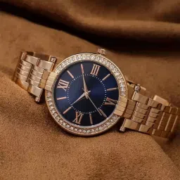 ladies watches girls style women trending stylish Analog Watch For Women Analog Watch - For Girls New Stylish Black Line Dial Watch fabric belt watch-image-56