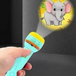 3 Slids 24 Patterns Projector Flashlight Torch Kids Projection Light Toy-42