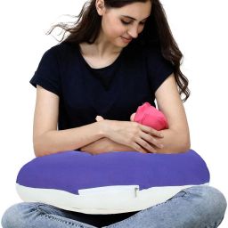 Breast feeding Recron Pillow, Removable coverwith Zip, Buckle Adjust,NursingGift Breastfeeding Pillow-image-48