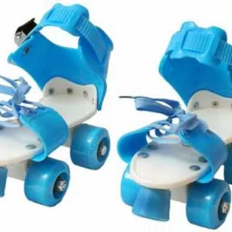 NEW Latest Adjustable Multi Color Quad Shoe Roller Skates for Boys and Girls, Inline Skating Shoes Suitable for Age Group 4 to 12 Years for boys and girls Quad Roller Skates - Size NA UK-17
