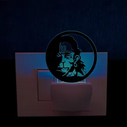Lord Hanuman 3D Illusion Night Lamp with 7 Color Changing Light for Room Decor Table Lamp-image-43