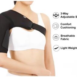 Shoulder Support Brace With Adjustable Stretch Strap Belt universal Shoulder Support-image-69