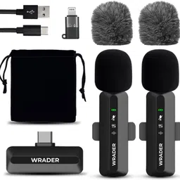 moozmob Collar Mic with Fur Noise Cancelling for Video Making, Vlogs Recording Wireless Microphone-picture-7