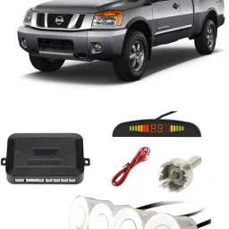 YB455 Silver Car Reverse Parking Sensor with LED Display 4 Sensor Y455 Parking Sensor-picture-28