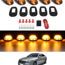 Amber/12V Car Roof 5Pcs Mouse Light Suitable For SUV,Jeep,Car,Hummers,Truck-183 Fog Lamp Car, Truck, Van LED for Mercedes Benz (12 V, 55 W)-image-16