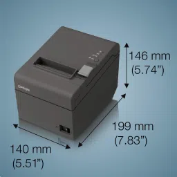 Epson TM-T82X-462 Black Ethernet POS Thermal Printer Single Function Monochrome Laser Printer image 3