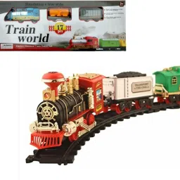 Toys Train Set with Tracks, Educational Toy, Building Blocks, Creative Play,-image-73