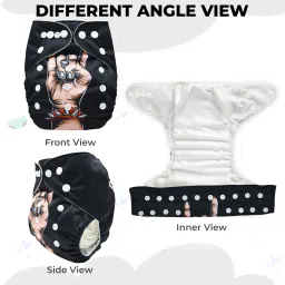 Baby Leakproof And Wetfree Adjustable Cloth Diapers - L-30