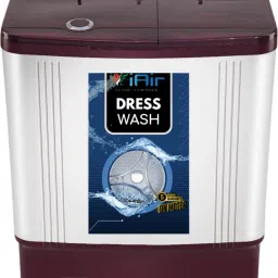 6.5 kg Semi Automatic Top Load with In-built Heater Maroon, White-21