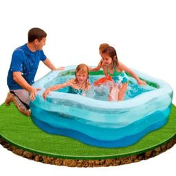 Swim Center (IND*56) Summer Color Pool 185cm x 180cm x 53cm Inflatable Swimming Pool-33
