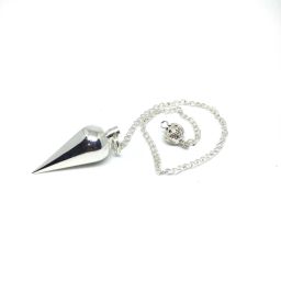 Pointed Brass Metal Pendulum for Crystal Therapy Healing Dowsing and Prediction Decorative Showpiece - 22 cm-image-57