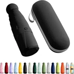 UV Protection 2-Fold Umbrella for Women Men Kids | Compact with Cover Case Umbrella-48