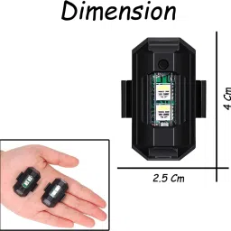 accessorizoid Rechargeable, Multi Color & Multi Modes Small Led With USB Cable for Multi Use LED Front Light image 4