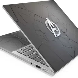 Anweshas A Logo Grey Full Panel Laptop Skins Upto 15.6 inch - No Residue, Bubble Free - Removable HD Quality Printed Vinyl/Sticker/Cover Self Adhesive Vinyl Laptop Decal 15.6-image-65