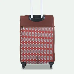 ZOUK Set of 2 Agra Durrie Saira Trolley Bag (Cabin + Medium) image 3