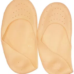 Silicone Gel Heel Socks for Swelling, Pain Relief, Foot Care Ankle Support Pad (Skin Color)-image-34