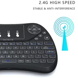 Etzin Mini Wireless keyboard mouse combo LED Backlit with 2.4GHZ Touchpad Td-Wireless keyboard wireless Touchpad image 2