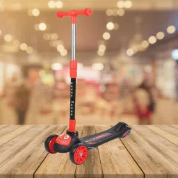 Height Adjustable Scooter,FOOTRESTSCOTY FOE BOYS,GIRLS wold best primum strong 100 kg scooty road runner Tricycle-image-10