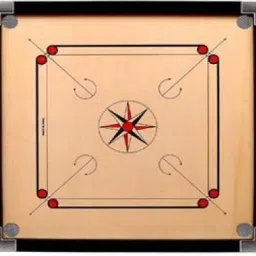 Finish 26 Inch Carrom Board with Coins Striker Powder (Medium Size) 74 cm Carrom Board-picture-24