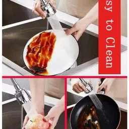 cosware Tap Extension for Kitchen Sink 2 Flow Modes Flexible Faucet Extender for Taps Faucet Function Diverter image 3