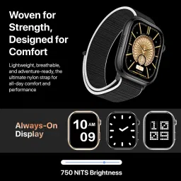 Fire-Boltt Brillia Pro 51.3mm (2.02) Largest AMOLED Display, Bluetooth Calling,Premium Look Smartwatch image 5