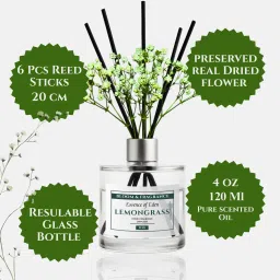 bloom &fragrance Lemongrass Diffuser Set image 4