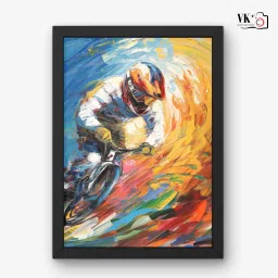 Modern Art Framed Poster | Home Wall Décor for Stylish Interiors Digital Reprint 12 inch x 9 inch Painting-image-88