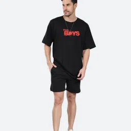 Tshirt Regular Shorts Co-ords Set-image-4