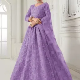 Embroidered Semi Stitched Lehenga Choli-image-2