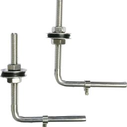 MASTER BATH L Type Toilet Seat Cover Hinge,SS Toilet Seat Cover Screw Hinges Custom Fit Toilet Seat Lid Lock-61