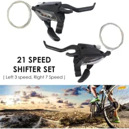cyclown BEST IN CLASS ALL ALLOY FRONT & REAR 3X7 21 SPED SHIIMANO GEAR SHIFTER Brake Shoe image 2