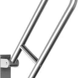 rehamo Wall-Mounted Stainless Steel Water-Resistant for Bathroom Hand Support Flip Up Shower Grab Bar-picture-21