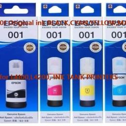 EPS ORIGINAL Epson 001 ink for L4100,L4200, INK TANK PRINTERS Black + Tri Color Combo Pack Ink Bottle-picture-16