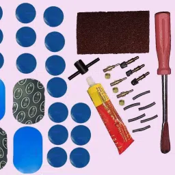 Bicycle Burst and Puncture or Tube epairing Complete kit- 40 pcs 00166 Bicycle Brake Disk-image-82
