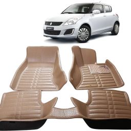 Plastic, Rubber 5D Mat For Maruti Suzuki Swift-image-42